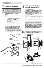 Предварительный просмотр 7 страницы Glacier bay 1001-240-663 Installation And Care Manual