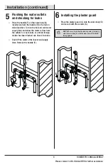 Предварительный просмотр 9 страницы Glacier bay 1001-240-663 Installation And Care Manual