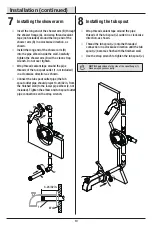 Предварительный просмотр 10 страницы Glacier bay 1001-240-663 Installation And Care Manual