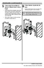 Предварительный просмотр 26 страницы Glacier bay 1001-240-663 Installation And Care Manual