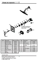 Предварительный просмотр 33 страницы Glacier bay 1001-240-663 Installation And Care Manual