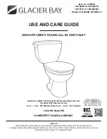 Glacier bay 1001393473 Use And Care Manual preview