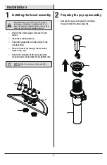 Preview for 4 page of Glacier bay 1001533795 Installation And Care Manual