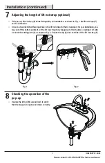 Preview for 7 page of Glacier bay 1001533795 Installation And Care Manual