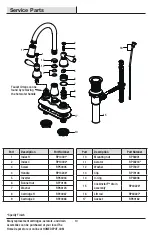 Preview for 10 page of Glacier bay 1001533795 Installation And Care Manual