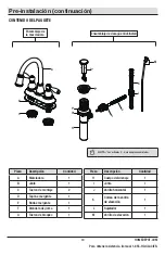 Preview for 14 page of Glacier bay 1001533795 Installation And Care Manual