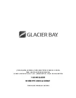 Предварительный просмотр 20 страницы Glacier bay 1001812471 Use And Care Manual