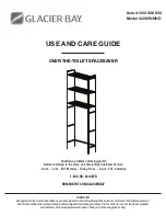 Glacier bay 1002 928 652 Use And Care Manual preview