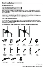 Предварительный просмотр 3 страницы Glacier bay 1002209937 Installation And Care Manual