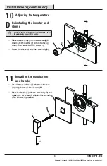 Предварительный просмотр 13 страницы Glacier bay 1002242980 Installation And Care Manual