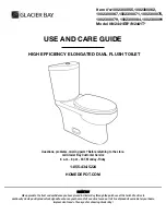 Glacier bay 1002300055 Use And Care Manual preview