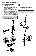 Preview for 6 page of Glacier bay 1002476811 Installation And Care Manual