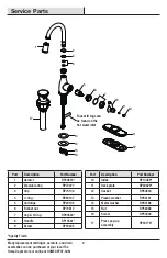 Preview for 8 page of Glacier bay 1002707348 Installation And Care Manual