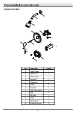 Preview for 6 page of Glacier bay 1002831909 Installation And Care Manual