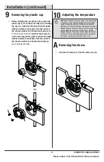 Preview for 11 page of Glacier bay 1002831909 Installation And Care Manual