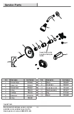 Preview for 16 page of Glacier bay 1002831909 Installation And Care Manual