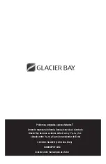 Предварительный просмотр 12 страницы Glacier bay 1002883091 Use And Care Manual