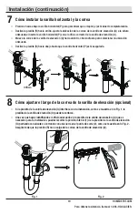 Предварительный просмотр 19 страницы Glacier bay 1003002626 Installation And Care Manual