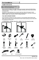 Предварительный просмотр 3 страницы Glacier bay 1003002700 Installation And Care Manual