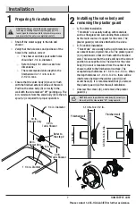 Предварительный просмотр 7 страницы Glacier bay 1003009985 Installation And Care Manual