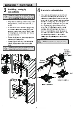 Предварительный просмотр 8 страницы Glacier bay 1003009985 Installation And Care Manual