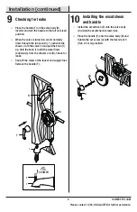 Предварительный просмотр 9 страницы Glacier bay 1003010610 Installation And Care Manual