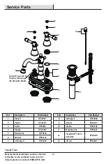 Preview for 10 page of Glacier bay 1003015405 Installation And Care Manual