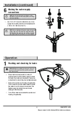 Preview for 6 page of Glacier bay 1003015430 Installation And Care Manual