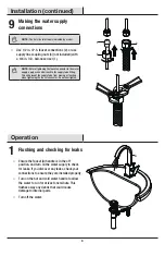 Preview for 8 page of Glacier bay 1003015431 Installation And Care Manual