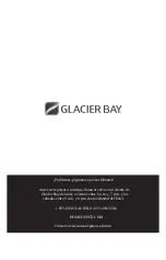 Предварительный просмотр 14 страницы Glacier bay 1003118290 Use And Care Manual