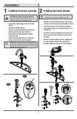 Preview for 4 page of Glacier bay 1003173640 Installation And Care Manual