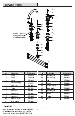 Preview for 8 page of Glacier bay 1003217141 Installation And Care Manual