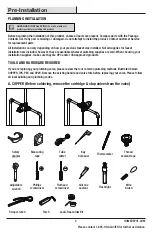 Preview for 3 page of Glacier bay 1003217467 Installation And Care Manual