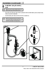 Preview for 9 page of Glacier bay 1003291327 Installation And Care Manual