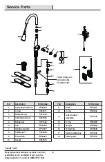 Preview for 16 page of Glacier bay 1003291327 Installation And Care Manual