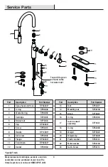 Preview for 9 page of Glacier bay 1003341110 Installation And Care Manual