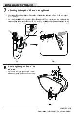 Preview for 7 page of Glacier bay 1003421134 Installation And Care Manual