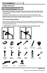 Предварительный просмотр 3 страницы Glacier bay 1003421141 Installation And Care Manual