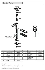 Preview for 8 page of Glacier bay 1003620771 Installation And Care Manual