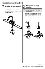 Preview for 5 page of Glacier bay 1003911332 Installation And Care Manual