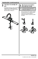 Preview for 13 page of Glacier bay 1003911332 Installation And Care Manual