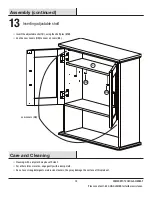 Preview for 19 page of Glacier bay 1004 101 708 Use And Care Manual