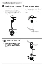 Preview for 10 page of Glacier bay 1004021304 Assembly Instructions Manual