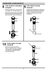 Предварительный просмотр 27 страницы Glacier bay 1004021304 Assembly Instructions Manual