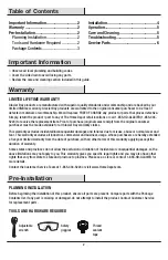 Preview for 2 page of Glacier bay 1004533451 Installation And Care Manual