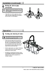 Preview for 7 page of Glacier bay 1004821114 Installation And Care Manual