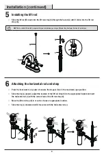 Preview for 6 page of Glacier bay 1004873162 Installation And Care Manual