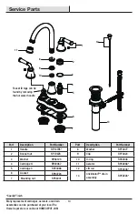 Preview for 10 page of Glacier bay 1004873162 Installation And Care Manual