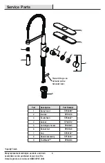 Preview for 8 page of Glacier bay 1004957815 Installation And Care Manual