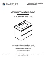 Glacier bay 1005787576 Assembly Instructions Manual предпросмотр